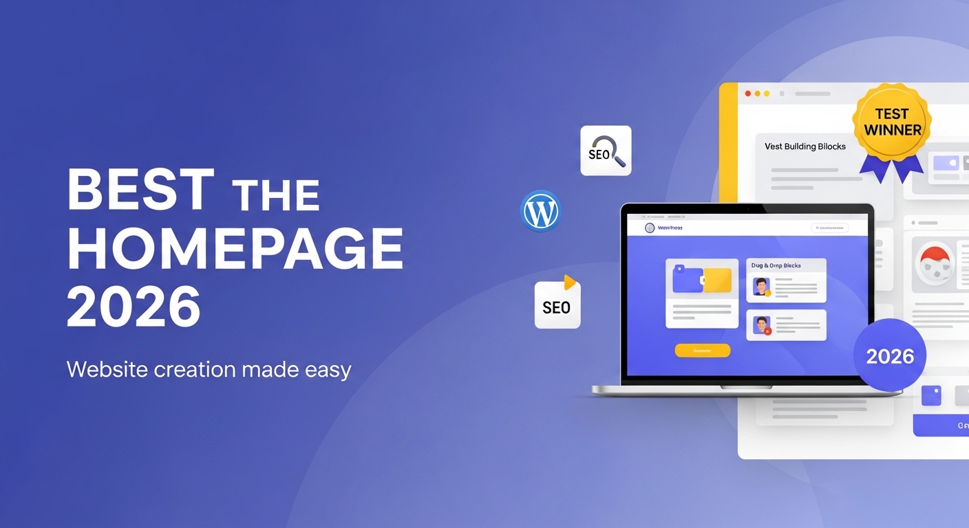 Build the Best Homepage in 2026 - Website Builders, Templates, and Tips